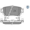 Image de Kit De Plaquettes De Frein, Frein À Disque Meyle-Pd Quality 025 259 6515/Pd Meyle 0252596515/Pd Nissan;Renault