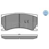 Image de Kit De Plaquettes De Frein, Frein À Disque Meyle-Original Quality 025 248 5115 Meyle 0252485115 Ds;Jaguar;Peugeot