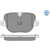 Image de Kit De Plaquettes De Frein, Frein À Disque Meyle-Original Quality 025 250 8517 Meyle 0252508517 Land Rover