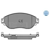 Image de Kit De Plaquettes De Frein, Frein À Disque Meyle-Original Quality 025 220 8718 Meyle 0252208718 Fiat;Nissan;Opel;Renault;Vauxhall