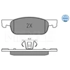 Image de Kit De Plaquettes De Frein, Frein À Disque Meyle-Original Quality 025 225 2517 Meyle 0252252517 Dacia;Renault
