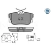 Image de Kit De Plaquettes De Frein, Frein À Disque Meyle-Pd Quality 025 232 2417/Pd Meyle 0252322417/Pd Volkswagen