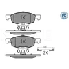 Image de Kit De Plaquettes De Frein, Frein À Disque Meyle-Pd Quality 025 221 4317/Pd Meyle 0252214317/Pd Opel