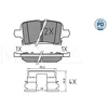 Image de Kit De Plaquettes De Frein, Frein À Disque Meyle-Pd Quality 025 221 2917/Pd Meyle 0252212917/Pd Opel;Vauxhall