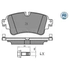 Image de Kit De Plaquettes De Frein, Frein À Disque Meyle-Pd Quality 025 223 0817/Pd Meyle 0252230817/Pd Audi;Volkswagen