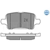 Image de Kit De Plaquettes De Frein, Frein À Disque Meyle-Original Quality 025 221 2917 Meyle 0252212917 Opel;Vauxhall