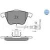 Image de Kit De Plaquettes De Frein, Frein À Disque Meyle-Original Quality 025 2120 Meyle 0252402120 Audi;Volkswagen