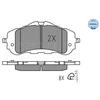 Image de Kit De Plaquettes De Frein, Frein À Disque Meyle-Original Quality 025 258 9518 Meyle 0252589518 Citroen;Opel;Peugeot;Toyota