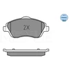 Image de Kit De Plaquettes De Frein, Frein À Disque Meyle-Original Quality 025 232 2517 Meyle 0252322517 Opel;Vauxhall