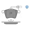 Image de Kit De Plaquettes De Frein, Frein À Disque Meyle-Original Quality 025 210 3419/W Meyle 0252103419/W Volkswagen