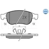 Image de Kit De Plaquettes De Frein, Frein À Disque Meyle-Original: True To Oe. 025 245 3819 Meyle 0252453819 Fiat;Jeep