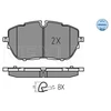 Image de Kit De Plaquettes De Frein, Frein À Disque Meyle-Original: True To Oe. 025 222 1818 Meyle 0252221818 Opel;Peugeot