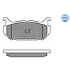 Image de Kit De Plaquettes De Frein, Frein À Disque Meyle-Original Quality 025 217 6614 Meyle 0252176614 Ford Usa;Mazda