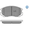 Image de Kit De Plaquettes De Frein, Frein À Disque Meyle-Original Quality 025 216 5015 Meyle 0252165015 Daihatsu;Mitsubishi