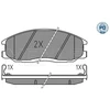 Image de Kit De Plaquettes De Frein, Frein À Disque Meyle-Pd: Advanced Performance And Design. 025 235 6916/Pd Meyle 0252356916/Pd Hyundai;Ssangyong