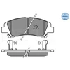 Image de Kit De Plaquettes De Frein, Frein À Disque Meyle-Original: True To Oe. 025 259 7617 Meyle 0252597617 Hyundai