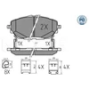 Image de Kit De Plaquettes De Frein, Frein À Disque Meyle-Pd: Advanced Performance And Design. 025 227 8218/Pd Meyle 0252278218/Pd Toyota