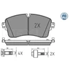 Image de Kit De Plaquettes De Frein, Frein À Disque Meyle-Pd: Advanced Performance And Design. 025 224 8517/Pd Meyle 0252248517/Pd Jaguar;Land Rover