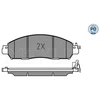 Image de Kit De Plaquettes De Frein, Frein À Disque Meyle-Pd: Advanced Performance And Design. 025 224 3917/Pd Meyle 0252243917/Pd Nissan;Renault