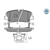 Image de Kit De Plaquettes De Frein, Frein À Disque Meyle-Pd: Advanced Performance And Design. 025 224 1817/Pd Meyle 0252241817/Pd Hyundai