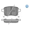 Image de Kit De Plaquettes De Frein, Frein À Disque Meyle-Original: True To Oe. 025 259 7317 Meyle 0252597317 Fiat;Opel;Vauxhall