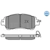 Image de Kit De Plaquettes De Frein, Frein À Disque Meyle-Original: True To Oe. 025 222 3515 Meyle 0252223515 Mazda