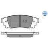 Image de Kit De Plaquettes De Frein, Frein À Disque Meyle-Original: True To Oe. 025 221 5315 Meyle 0252215315 Lexus