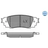 Image de Kit De Plaquettes De Frein, Frein À Disque Meyle-Original: True To Oe. 025 224 3415 Meyle 0252243415 Lexus;Toyota