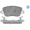 Image de Kit De Plaquettes De Frein, Frein À Disque Meyle-Original: True To Oe. 025 223 9719 Meyle 0252239719 Fiat