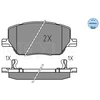 Image de Kit De Plaquettes De Frein, Frein À Disque Meyle-Original: True To Oe. 025 221 6520 Meyle 0252216520 Alfa Romeo;Fiat;Jeep