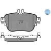 Image de Kit De Plaquettes De Frein, Frein À Disque Meyle-Original: True To Oe. 025 224 3716 Meyle 0252243716 Mercedes-Benz