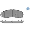 Image de Kit De Plaquettes De Frein, Frein À Disque Meyle-Original: True To Oe. 025 253 7919 Meyle 0252537919 Chrysler;Dodge;Fiat;Jeep;Lancia;Volkswagen