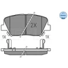 Image de Kit De Plaquettes De Frein, Frein À Disque Meyle-Original: True To Oe. 025 257 5717 Meyle 0252575717 Hyundai;Kia
