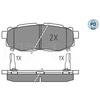 Image de Kit De Plaquettes De Frein, Frein À Disque Meyle-Pd: Advanced Performance And Design. 025 248 5416/Pd Meyle 0252485416/Pd Subaru;Toyota