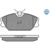 Image de Kit De Plaquettes De Frein, Frein À Disque Meyle-Original Quality 025 231 7218 Meyle 0252317218 Renault