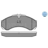 Image de Kit De Plaquettes De Frein, Frein À Disque Meyle-Original Quality 025 291 2120 Meyle 0252912120 Iveco;Nissan