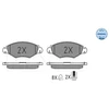 Image de Kit De Plaquettes De Frein, Frein À Disque Meyle-Original Quality 025 235 9718 Meyle 0252359718 Peugeot