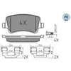 Image de Jeu De Plaquettes De Frein, Frein À Disque 025 244 9618/Pd Meyle Meyle 0252449618/Pd Land Rover;Volvo