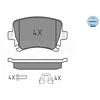 Image de Kit De Plaquettes De Frein, Frein À Disque Meyle-Original Quality 025 239 1417 Meyle 0252391417 Audi;Seat;Skoda;Volkswagen