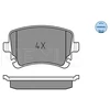 Image de Kit De Plaquettes De Frein, Frein À Disque Meyle-Original Quality 025 233 2617 Meyle 0252332617 Audi;Volkswagen