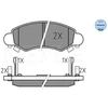 Image de Kit De Plaquettes De Frein, Frein À Disque Meyle-Original Quality 025 232 5316/W Meyle 0252325316/W Opel;Subaru;Suzuki;Vauxhall