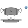 Image de Kit De Plaquettes De Frein, Frein À Disque Meyle-Original Quality 025 209 0818 Meyle 0252090818 Ford