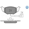 Image de Kit De Plaquettes De Frein, Frein À Disque Meyle-Original Quality 025 218 6817/W Meyle 0252186817/W Skoda;Volkswagen