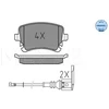 Image de Kit De Plaquettes De Frein, Frein À Disque Meyle-Original Quality 025 233 2617/W Meyle 0252332617/W Audi;Volkswagen