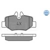 Image de Kit De Plaquettes De Frein, Frein À Disque Meyle-Original Quality 025 0817 Meyle 0252400817 Mercedes-Benz