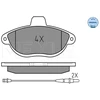 Image de Kit De Plaquettes De Frein, Frein À Disque Meyle-Original Quality 025 230 4218/W Meyle 0252304218/W Citroen;Fiat;Peugeot