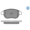 Image de Kit De Plaquettes De Frein, Frein À Disque Meyle-Original Quality 025 236 0019 Meyle 0252360019 Citroen;Peugeot