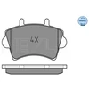 Image de Kit De Plaquettes De Frein, Frein À Disque Meyle-Original Quality 025 236 1318 Meyle 0252361318 Nissan;Opel;Renault
