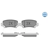 Image de Kit De Plaquettes De Frein, Frein À Disque Meyle-Original Quality 025 238 1616/W Meyle 0252381616/W Toyota