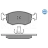 Image de Kit De Plaquettes De Frein, Frein À Disque Meyle-Original Quality 025 235 5218 Meyle 0252355218 Fiat